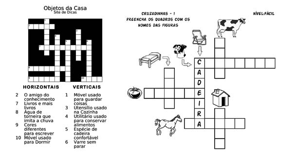 Crossword portugues - Recursos didácticos